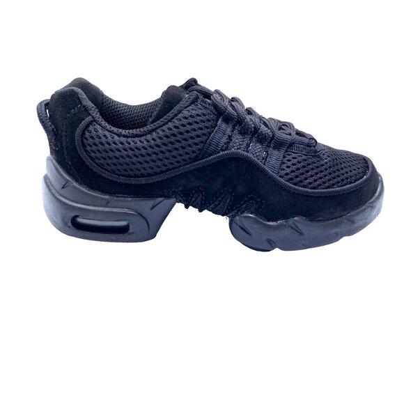 Kids Unisex Dance Sneaker Suede Mesh Boost Hip Hop Sneakers Hip Hop Jazz - Picture 2 of 9